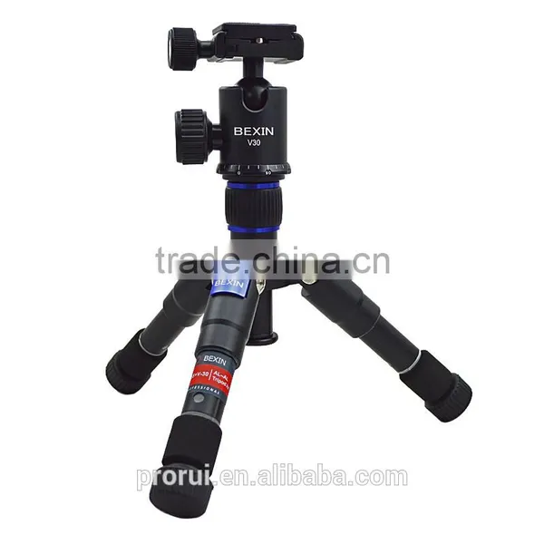 2016 Hot Selling Product High Quality Aluminum Flexible Portable Type Camera Tripod Mini Table Tripod photo-2