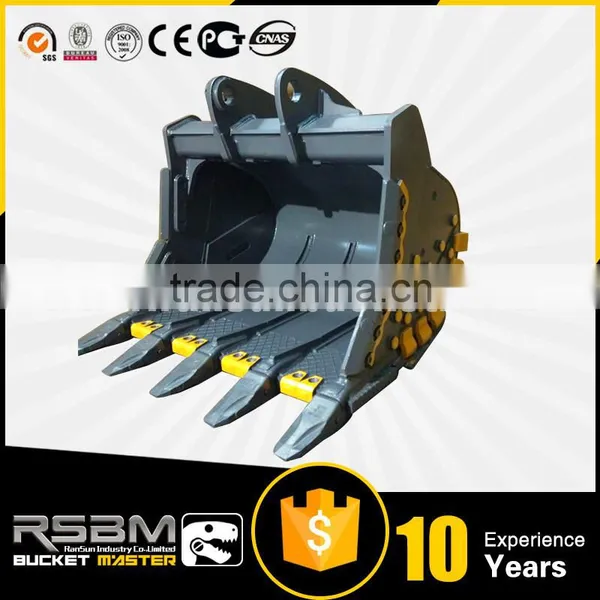 High Quality Wear Assistance HARDOX500 NM400 Excavator Bucket for 1-80t Excavator photo-2
