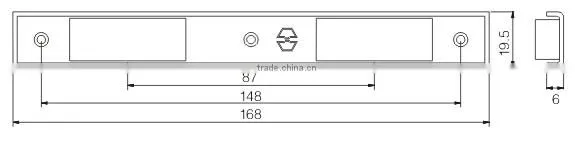 Lock Body Gusset Plate KB-03 photo-2