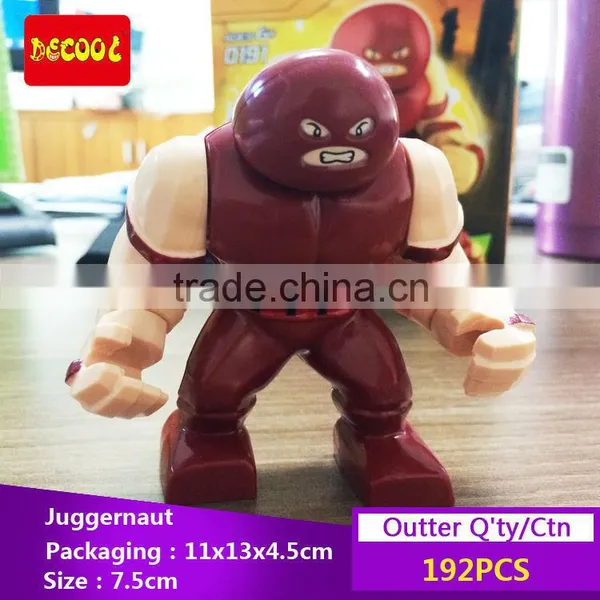 Decool Bricks 0191 SuperHero X -Men Juggernaut 7.5cm Minifigures Bricks Toys Building Bricks Blocks Toys