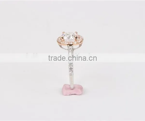 New Arriving Fashion Women Rings Solid14K Gold Jewelry AAAAA CZ photo-5