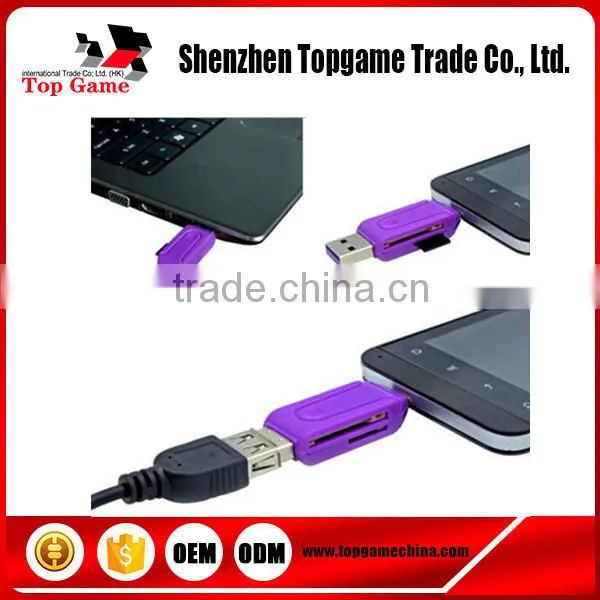 USB OTG Card Reader Universal USB OTG TF/SD Card Reader Phone Extension Headers USB OTG Adapter For Android photo-2