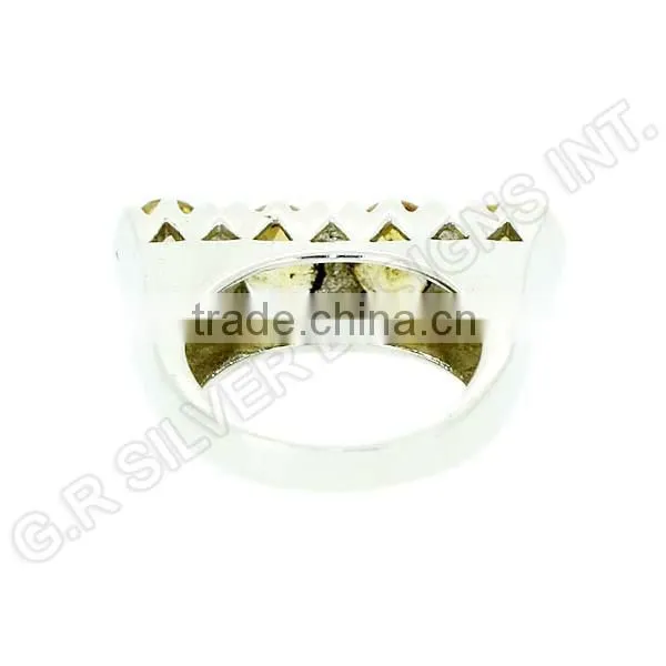 Citrine Oval Faceted Gemstone Wholesale Ring,sterling 925 Silver Amazing Women Ring Jewelry photo-3