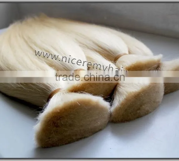 Virgin Hair Bulk Bleach in Bulk Hair Extension for White Women Best Human Hair Bulk photo-3