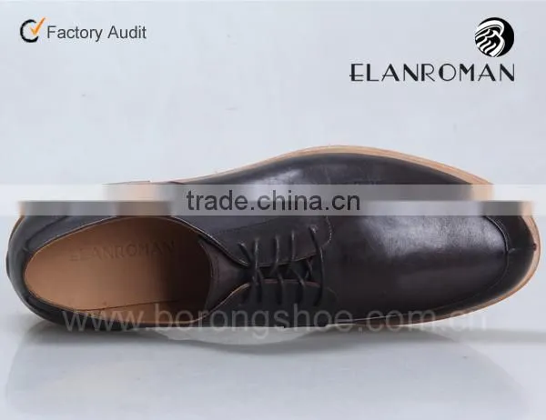 High End Men Leather Dress Shoes Men Derby Shoes Wholesale Leather Shoes photo-6