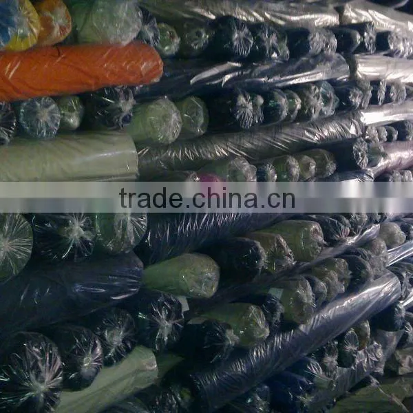 Poly Cotton Plain Dyed Poplin Stock Lot Fabric Textile Quality Choice photo-2