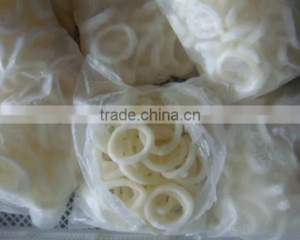 clean squid -iqf squid rings