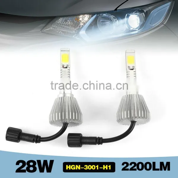 New Arrival Single Lamp 6000k H1 Car Led Headlight 28W 2400LM Used in Cars photo-5