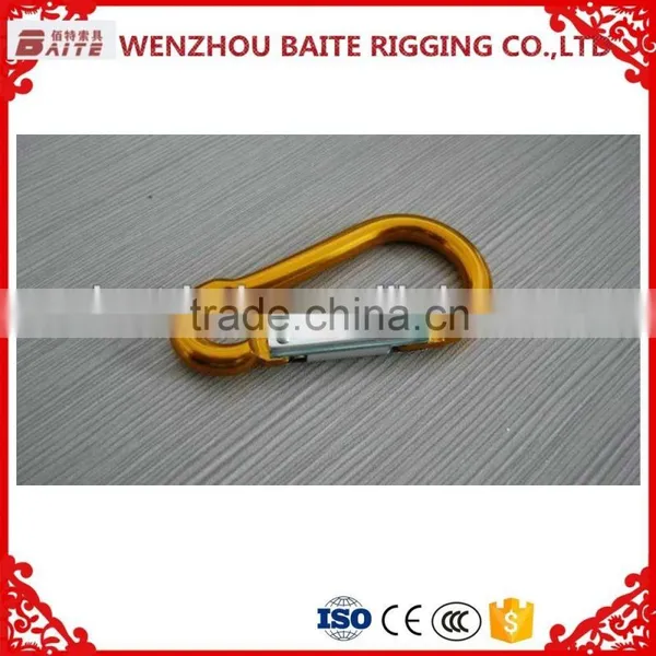 5mm ALUMINUM SNAP HOOK CARBINE TYPE /DECORATION ACCESORY photo-4