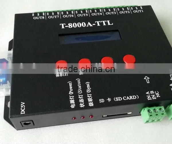 T-8000a Video Display LED Controller, Offline Controller, 8196 Pixels MAX,led Screen Video Controller photo-2