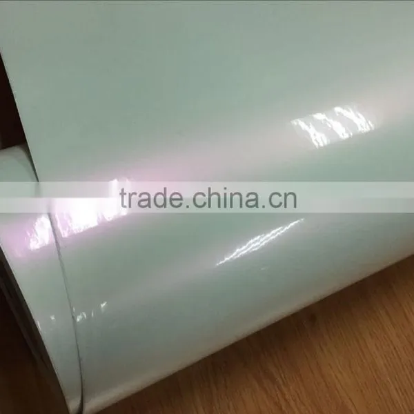Very Strong Flexible Pearl White Chameleon Vinyl Film With Air Bubble Free 1.52*20m photo-4