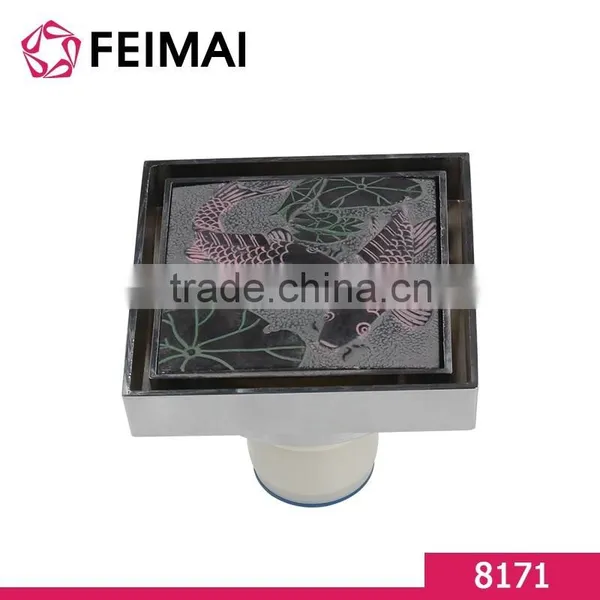 Sanitary Ware Resin Brass Shower Floor Drainer photo-5