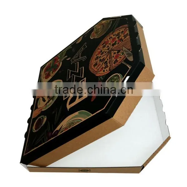 Corrugated Pizza Paper Box Round With Logo photo-2