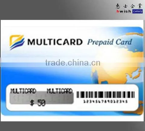Cell Phone Scratch Card Printing