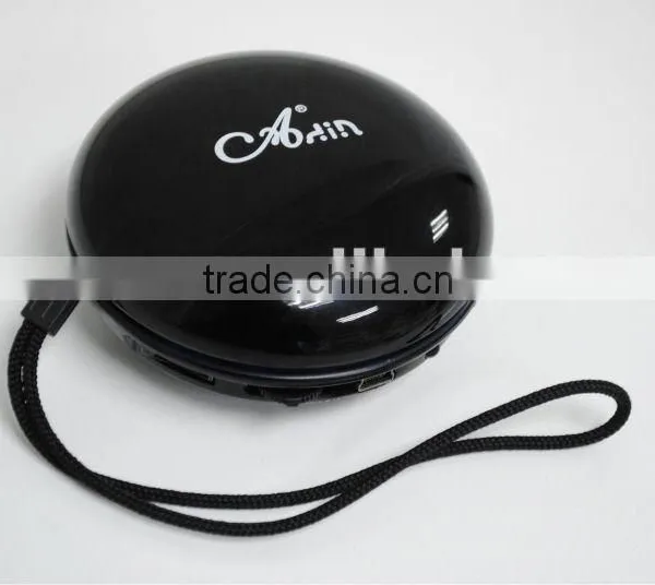 Portable FM Radio Stereo Vibration Speaker With Aluminum Alloy Case