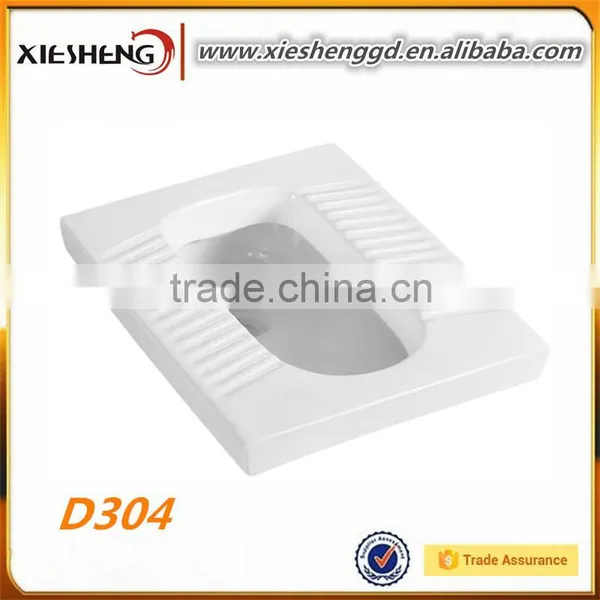 D304 Sanitary Ceramic Chaozhou Best Selling Squatting WC Pan