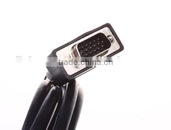 1080P DB 15 Pin D-Sub VGA Cable With Ferrite