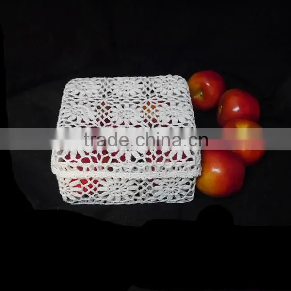 Handmade Home Storage Tray With Lid photo-3