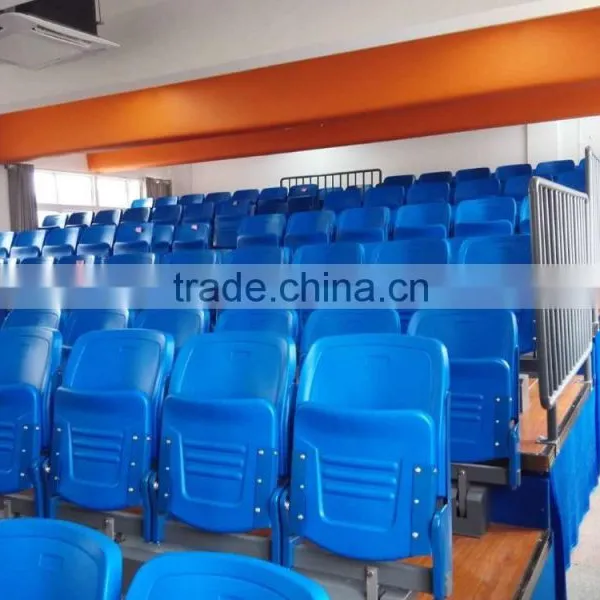 Movable Telescopic Folded Bleachers Seat Plastic Stadium Chair Price photo-2