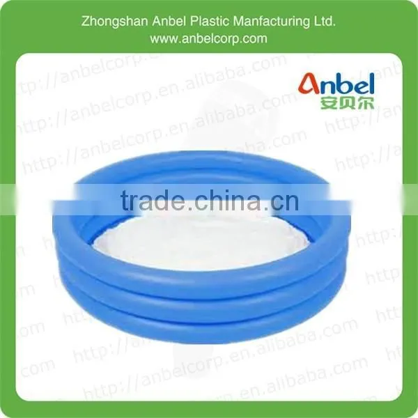 New 60" 3-Ring Pool Inflatable Kids Plastic Swimming Bathtub Paddling Ball Pool,Red And Blue photo-3