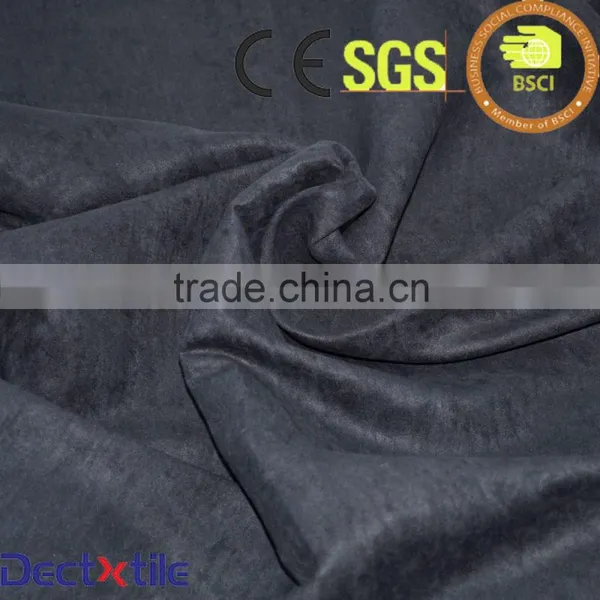 100% Polyester 230T 150D Suede Upholstery Fabric Car Seats photo-3