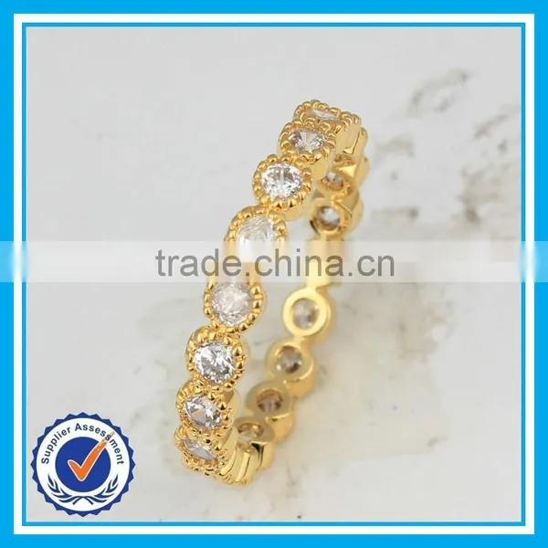 Real Zircon Stone Rings 14k and 10k Gold Jewellery Wholesale