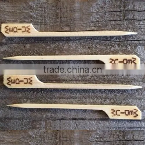 New Design Bamboo Food Stick Skewer for Core Meat Beef Skewer photo-4