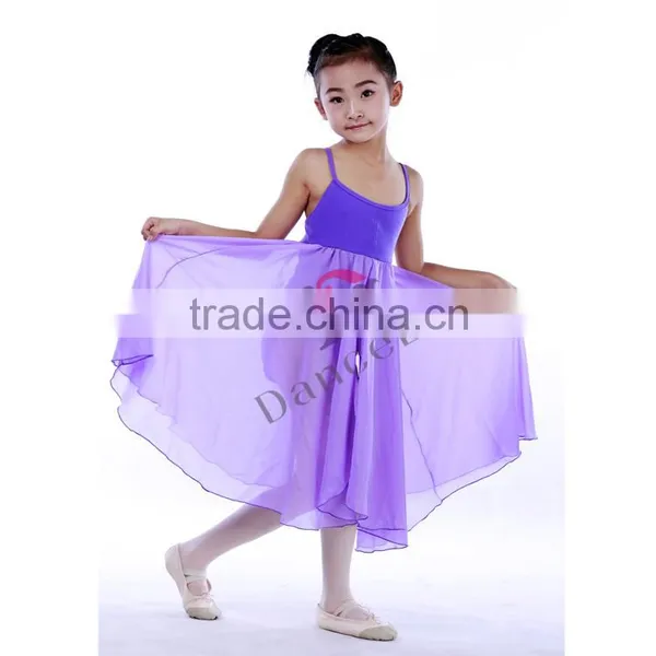 C2147 Long Girls Chiffon Skirt Dance Dress Ballet Costume photo-2