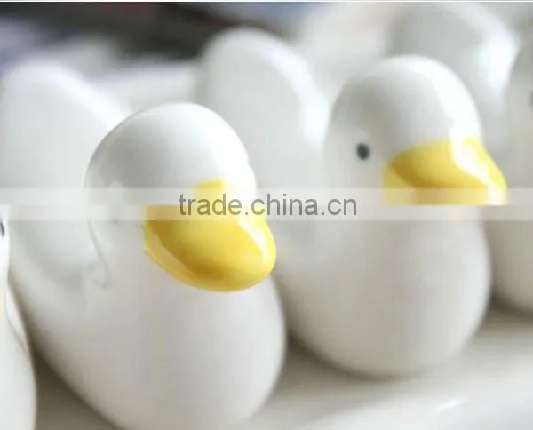 Cute Duck Spoon Rack ,Ceramic Duckling Spoon Rests ,Chopsticks Spoon Storage photo-3