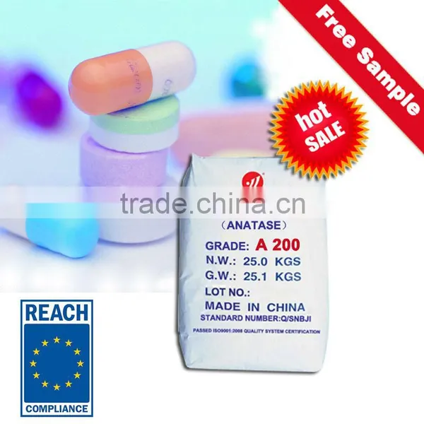 Low Heavy Metal Tio2 for Medicine Factory Price