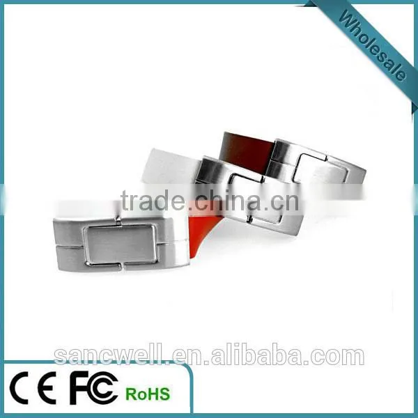 New Design Leather Bracelet USB Flash Drive photo-5