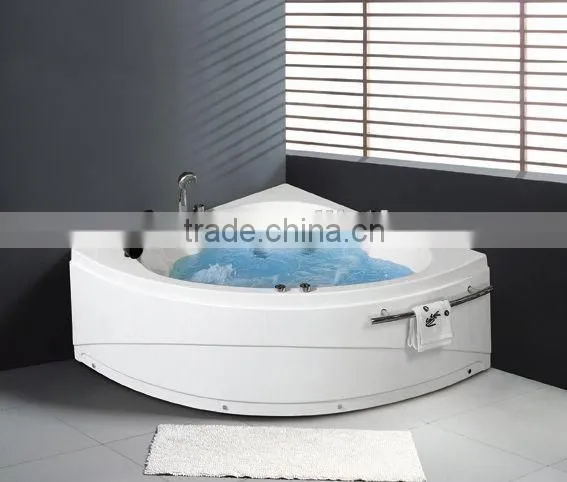 Round Bathtub Dimensions With Massage Jets and Pillow Q302 photo-2