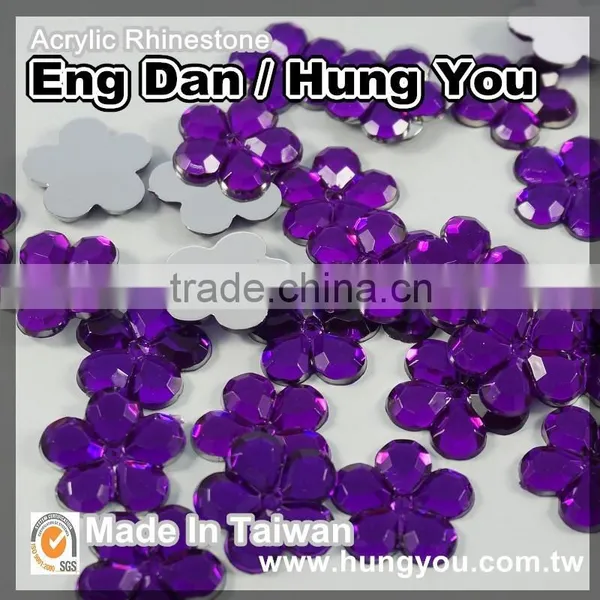 Bling Flower Shaped Flat Back Rhinestones for Nail Art photo-6