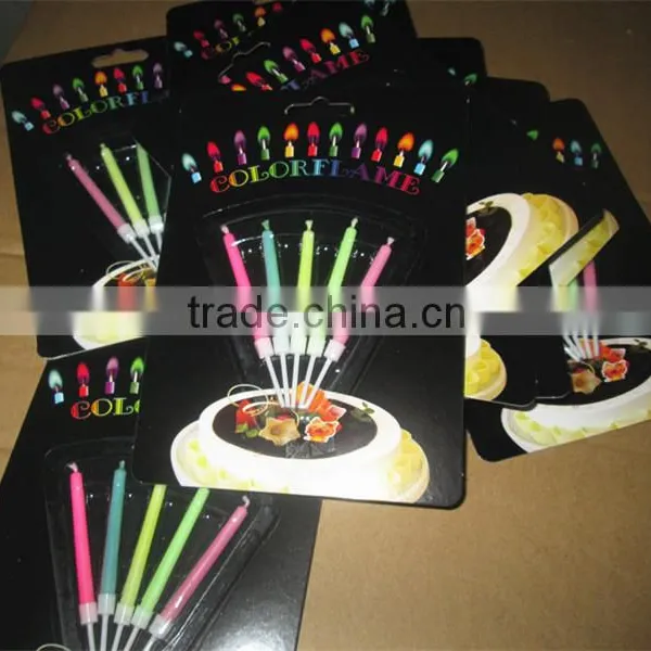Factroy Sale Colored Flame Candle for Birthday Wholesale photo-6