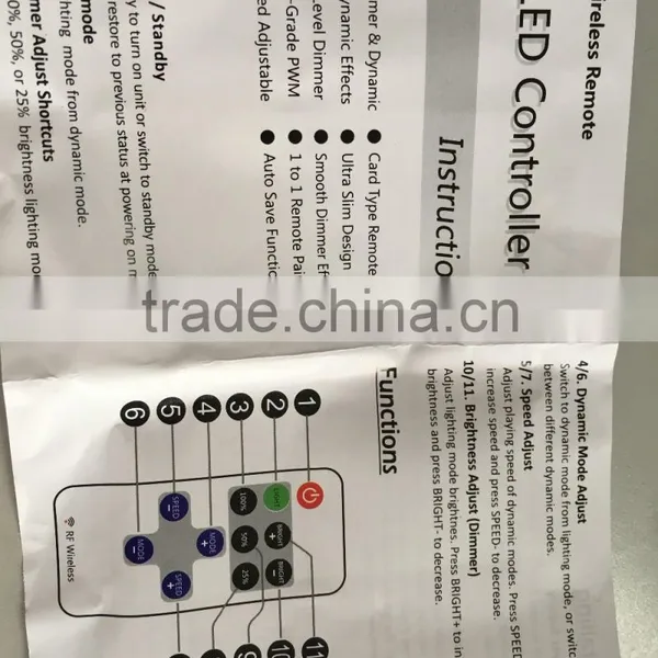 MCBRF-RGB4 Mini RGB Controller With RF Remote photo-5