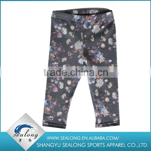 2016 Summer Children Leggings Hot Jeans Pants Printed Denim Kids Leggings photo-2