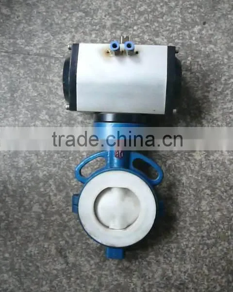 High Quality Electrical Wafer Soft Seal Cast Iron Gear Operated Wafer Center Line Butterfly Valve photo-5