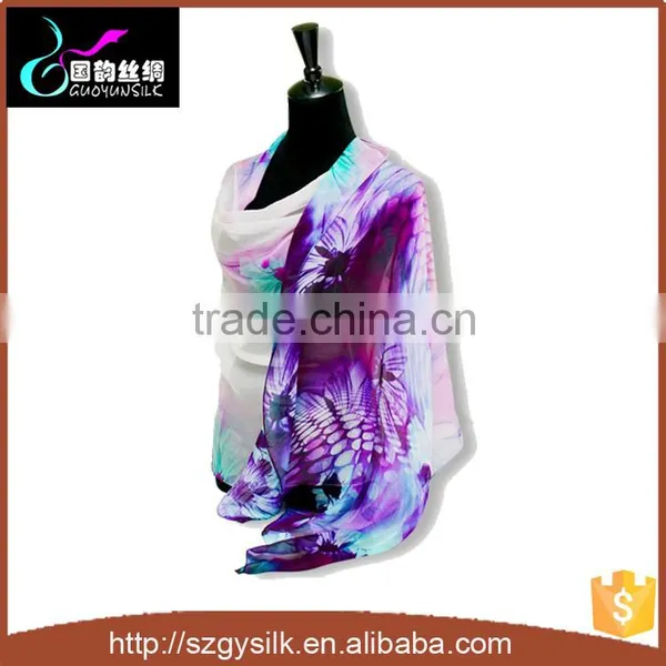 Fashion Chiffon Silk Shawl Scarf photo-2