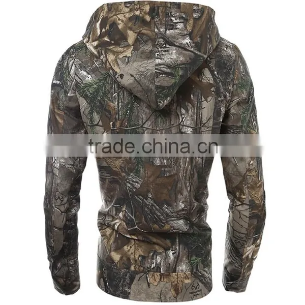 Custom Autumn Camouflage Outdoor Bomber Jacket photo-3
