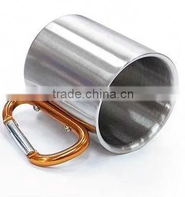 Promotional Travel Carabiner Mug With Plastic Lid photo-4