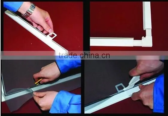 Hot Sales Easy Install Aluminum Frame Screen Door , DIY Aluminum Alloy Frame Door Screen photo-5
