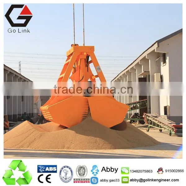 25T Single Rope Wireless Remote Control Clamshell Grab Bucket Leak-proof Grabs Grain Grapple for Deck Crane photo-2