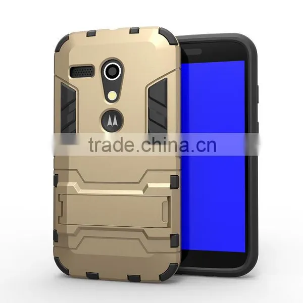Wholesales Iron-Bear Rugged Hybrid Stand Shockproof Phone Case Cover For Motorola Moto G photo-2