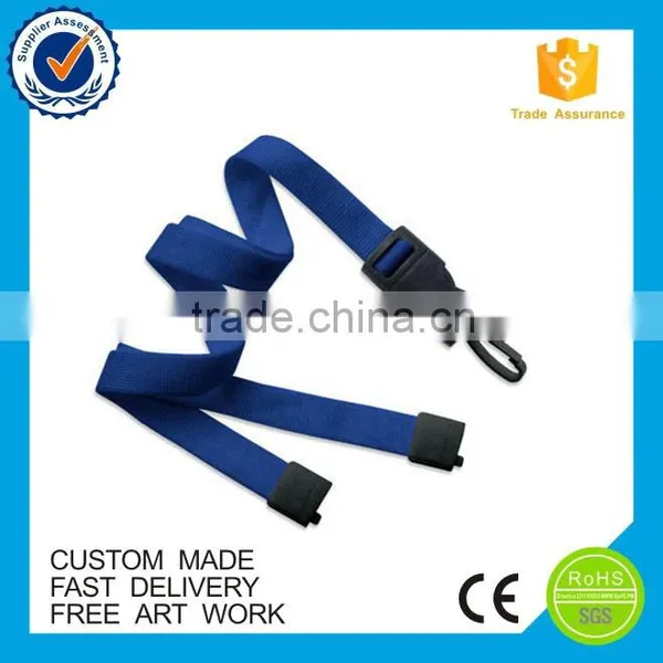 Custom Promotion Good Price Polyester Lanyard Strap Keychain photo-3