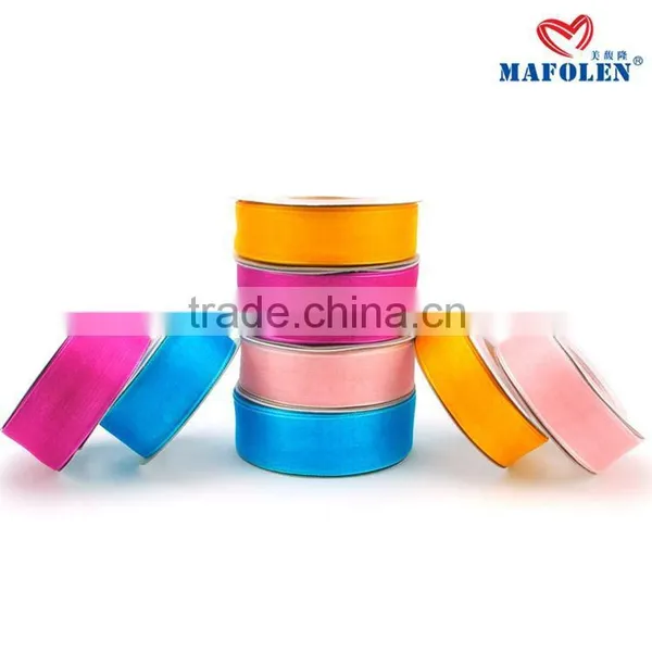 New Polyester 100% Pure Silk Ribbon/organza Ribbon Sample Free photo-2