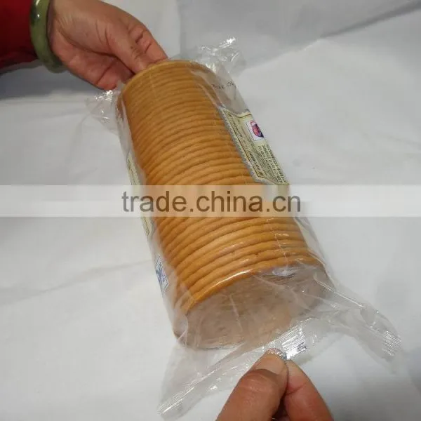 Automatic Single Row Biscuit/ Cookies on Edge Without Tray Flow Packing Machine photo-3
