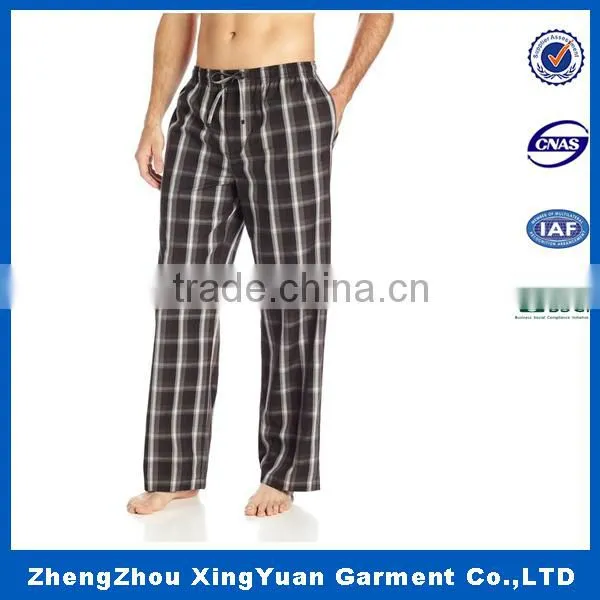 New Arrival Mens Cotton Pajama Top & Plaid Cotton Mens Pajama photo-4