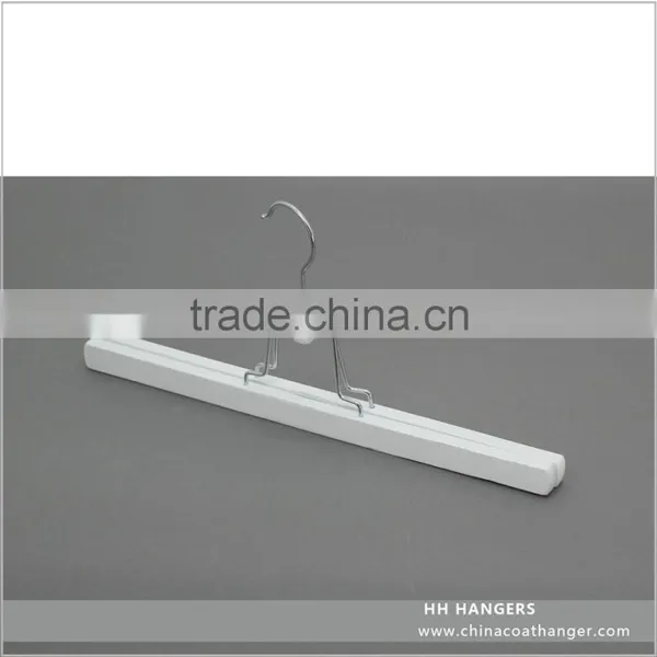 Wholesale Clamp Bottom Hanger Wooden Hair Hanger photo-2