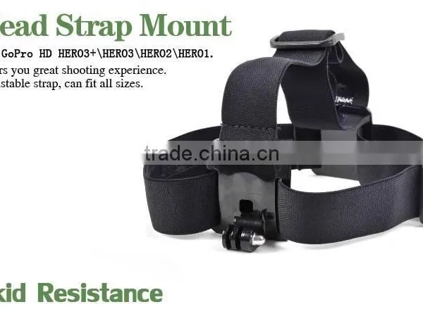 For Gopro Accessories, For Gopro Hero3 Black Edition Head Strap Mount Holder Wholesale Price