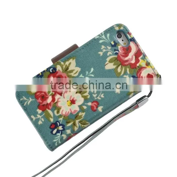 Beauty Printing Flower Pattern Leather Case For Wiko Barry photo-6
